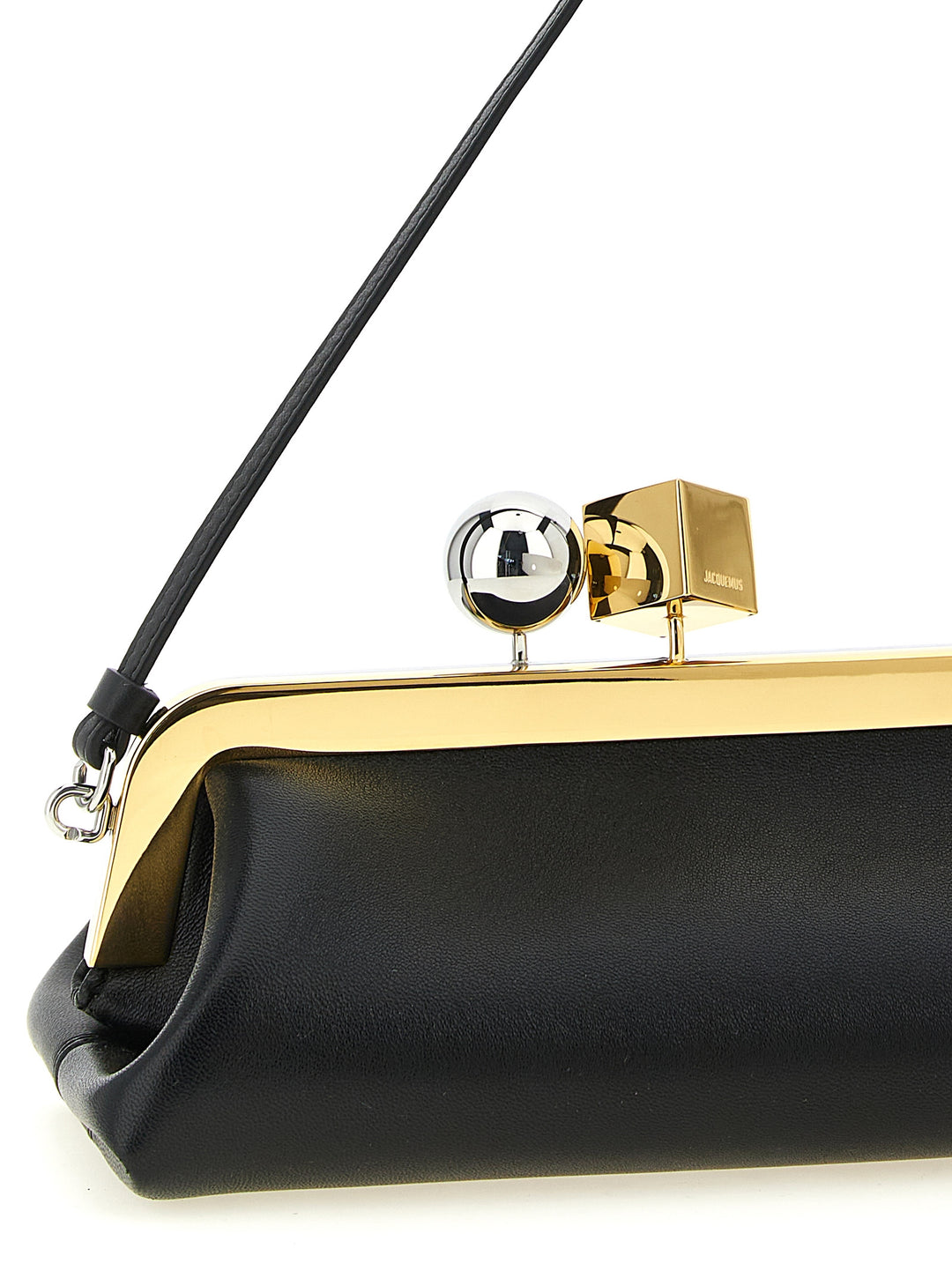 Jacquemus La Pochette Salon Clutch - Nero | 73475c2b0340ba3d00afdd3e616d2a9e0a98b53f