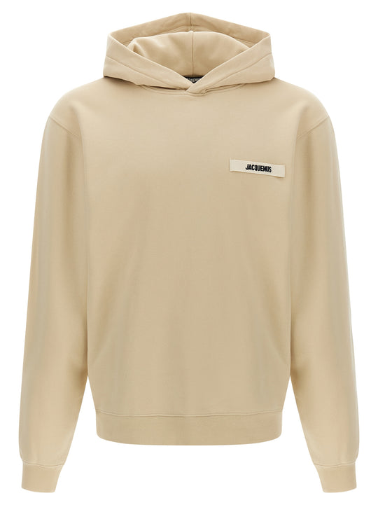 Le Hoodie Gros Grains Felpe Beige