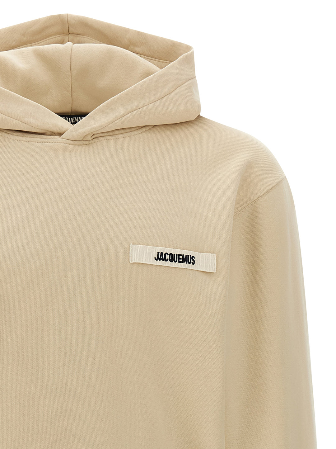 Jacquemus Le Hoodie Gros Grains Felpe - Beige | f49609e1fc596a72686d00f088d6c02ee47d98ff