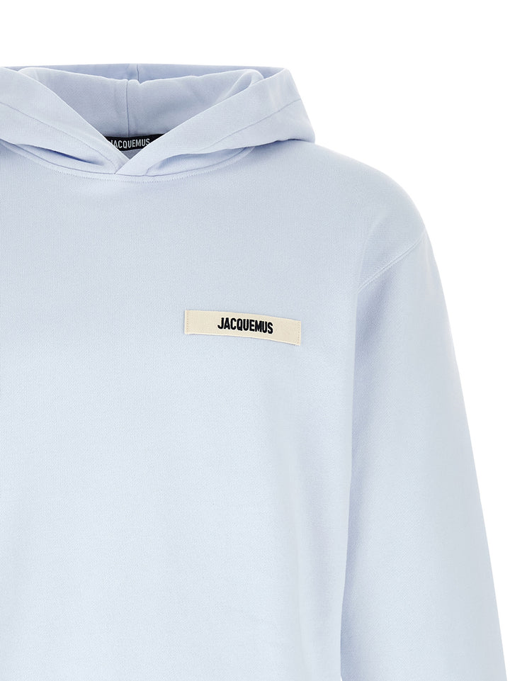 Jacquemus Le Hoodie Gros Grains Felpe - Celeste | e5a70560b7324cdb3cd6a5e455c3da3825f85677