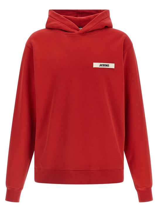 Le Hoodie Gros Grain Felpe Rosso