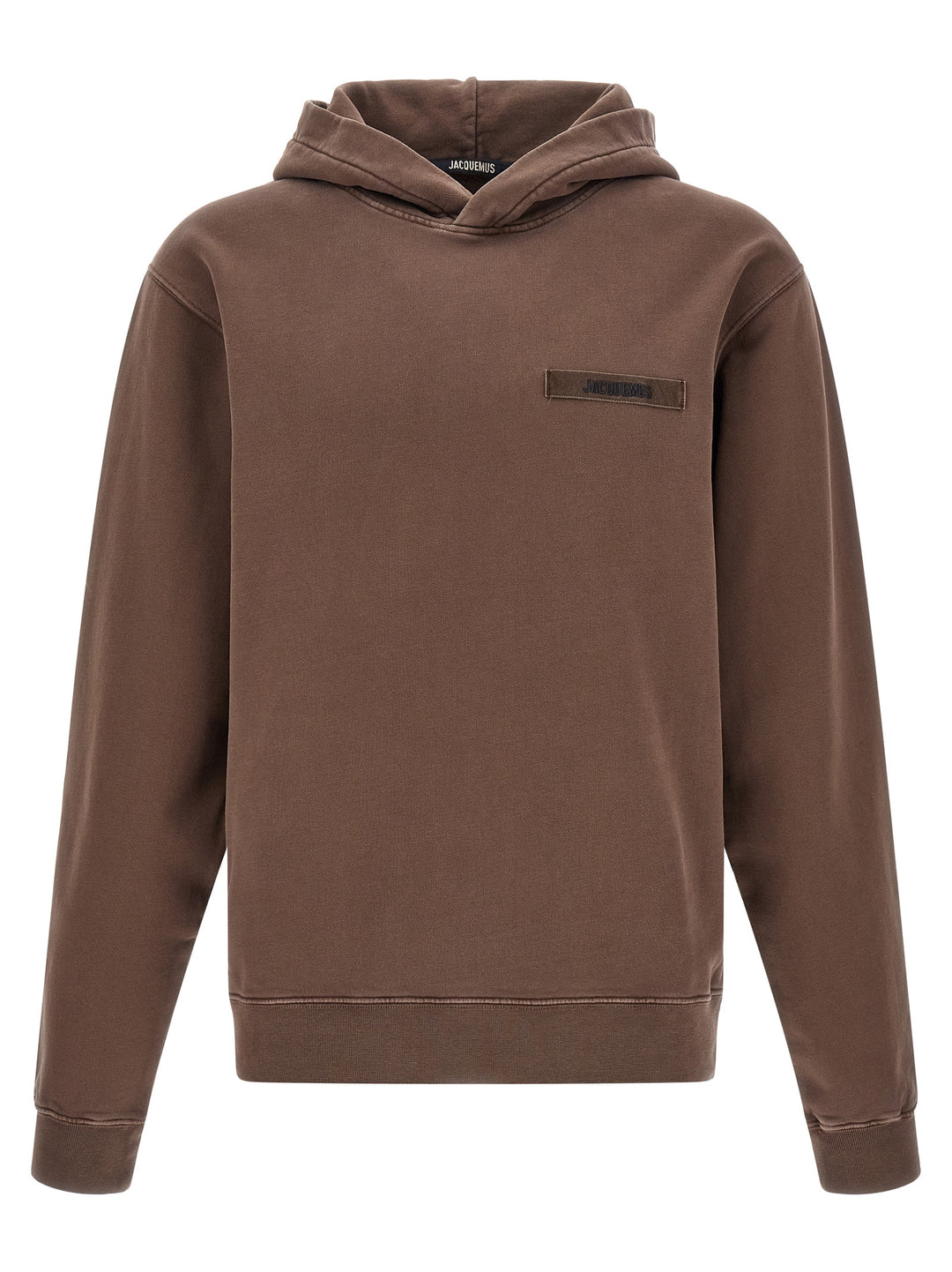 Jacquemus Le Hoodie Gros-Grain Felpe - Marrone | 84d0d910b00df48dbb1d86a329a00c07ae022dcd