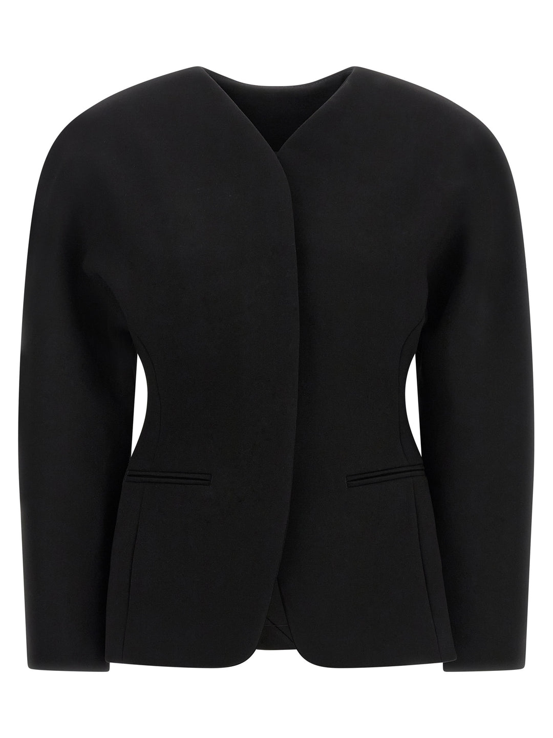 Jacquemus La Veste Ovalo BlazerS - Nero | 51b2c2ad5e113c0ba57a1d435444c64316c57d2f