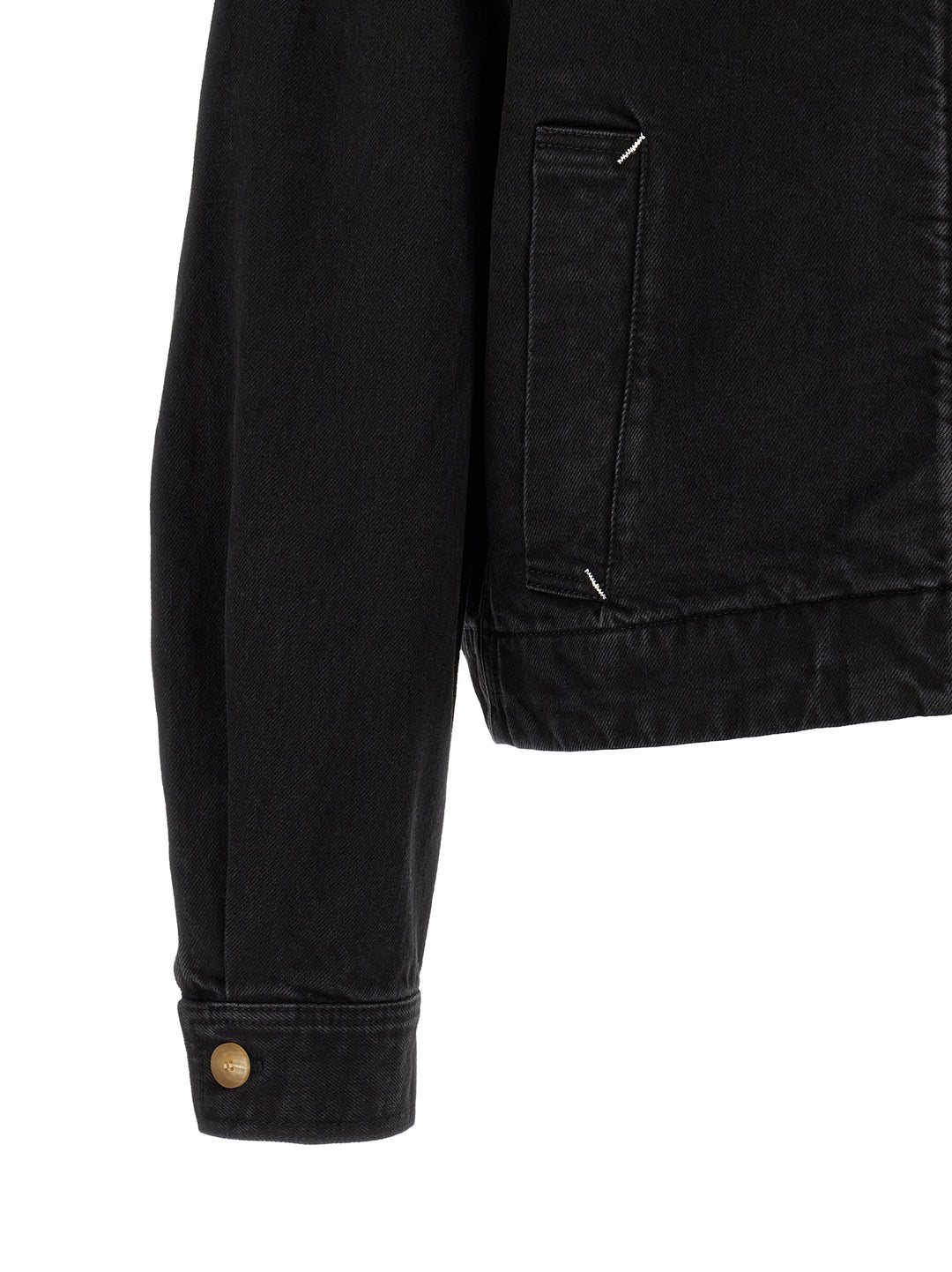 Jacquemus La Veste De-Nîmes Canevas Puffer Jackets - Nero | ae1daa925339a8c6c914b2e8fd9c35319344f846