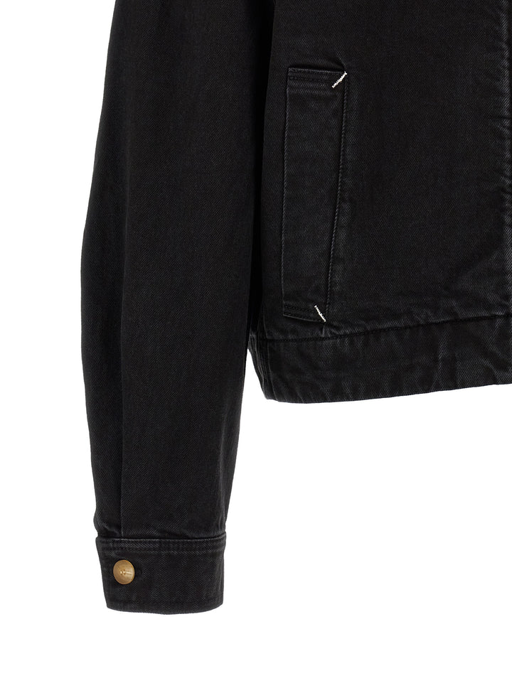 Jacquemus La Veste De-Nîmes Canevas Puffer Jackets - Nero | ae1daa925339a8c6c914b2e8fd9c35319344f846