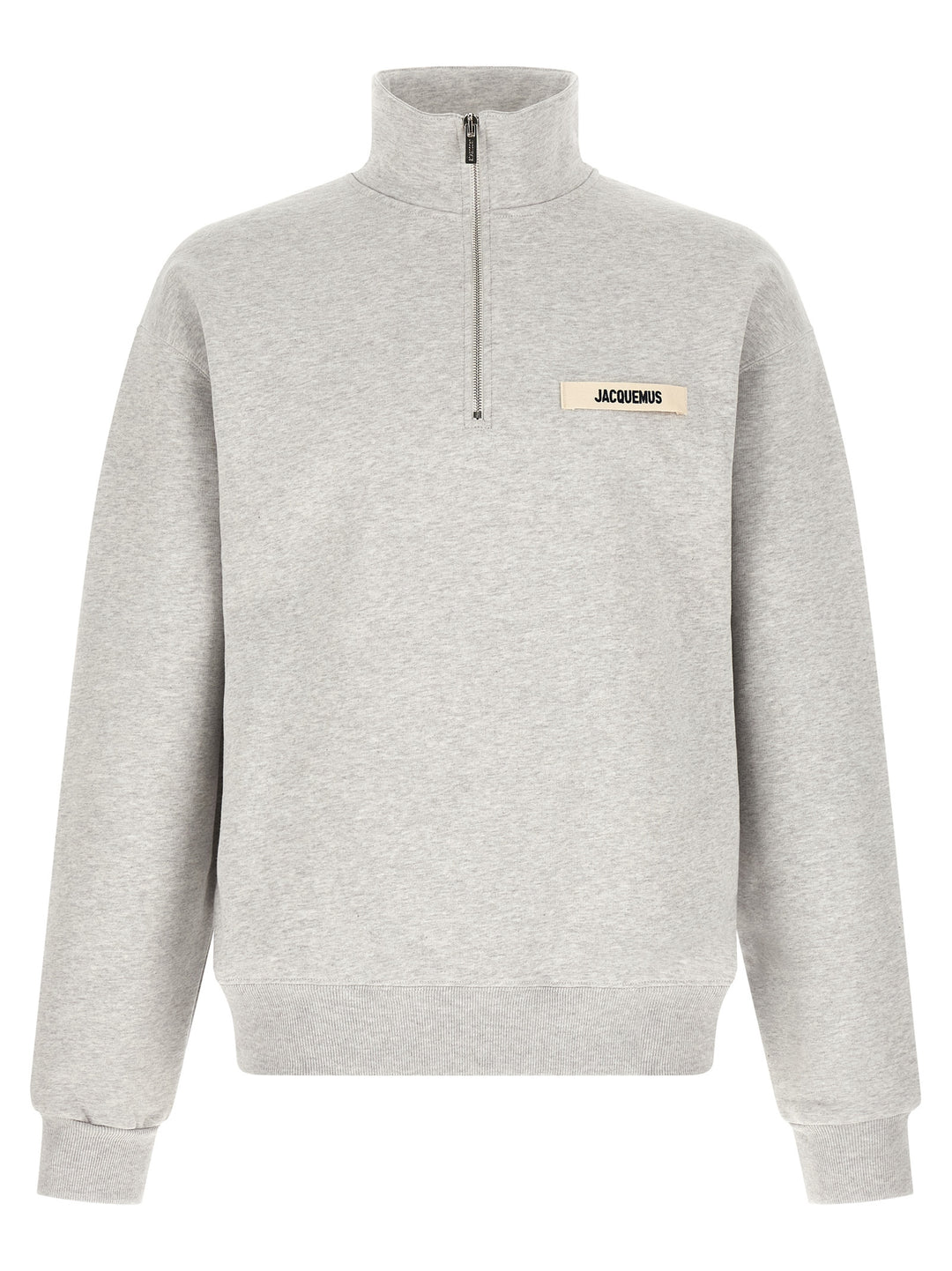 Jacquemus Le Camionneur Gros-Grain Felpe - Grigio | ccc82c4c869b1479ff778f936191184465a2563e