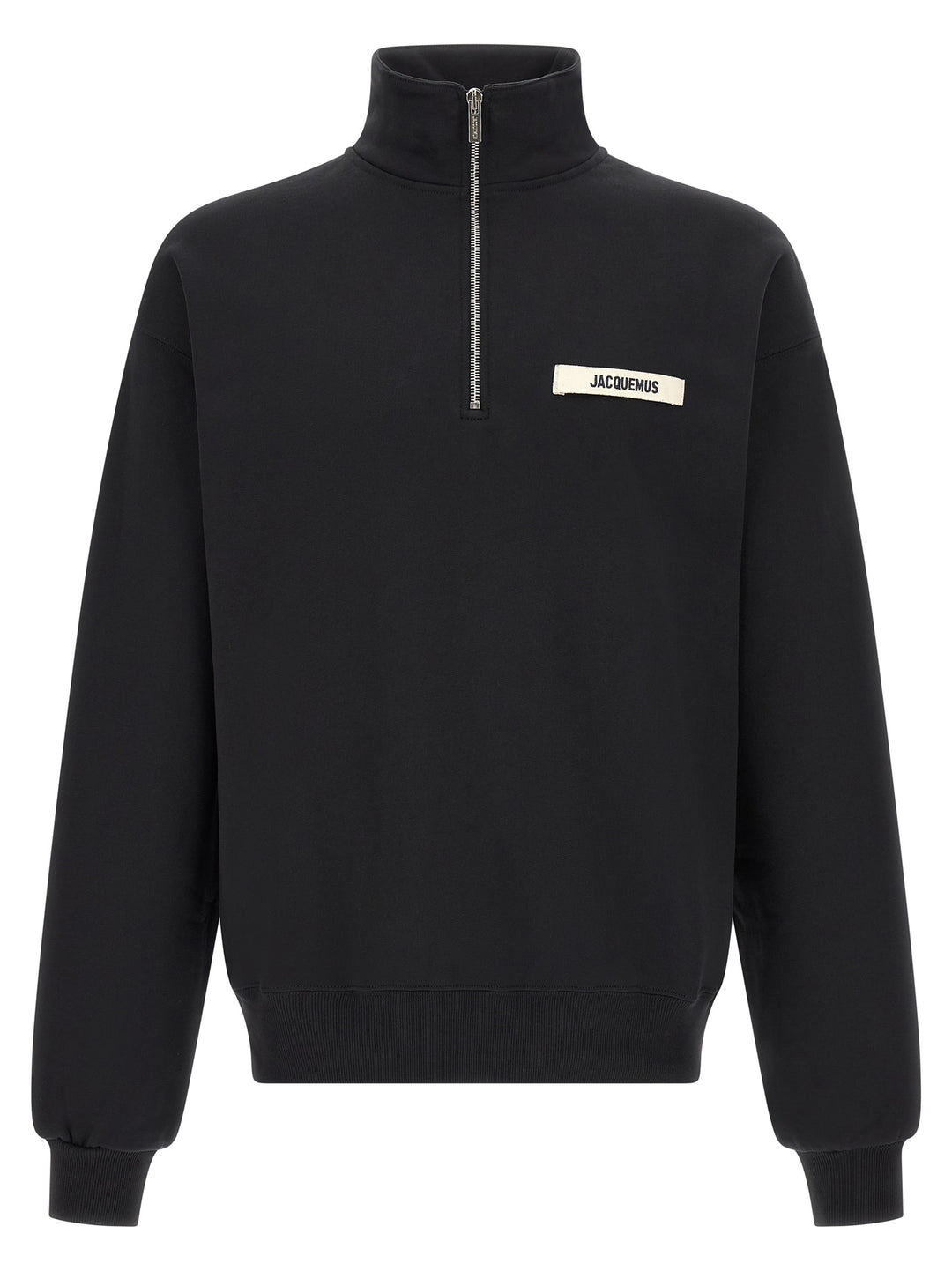 Jacquemus Le Camionneur Gros Grain Felpe - Nero | 566830fd0b740a3262bcc7be9e1ec8621227643d