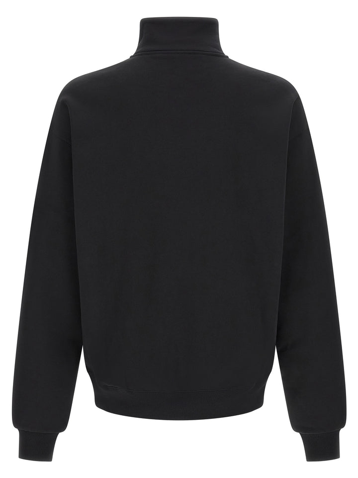 Jacquemus Le Camionneur Gros Grain Felpe - Nero | 59c1fd714558fe003235feb019150b81dcd740a8