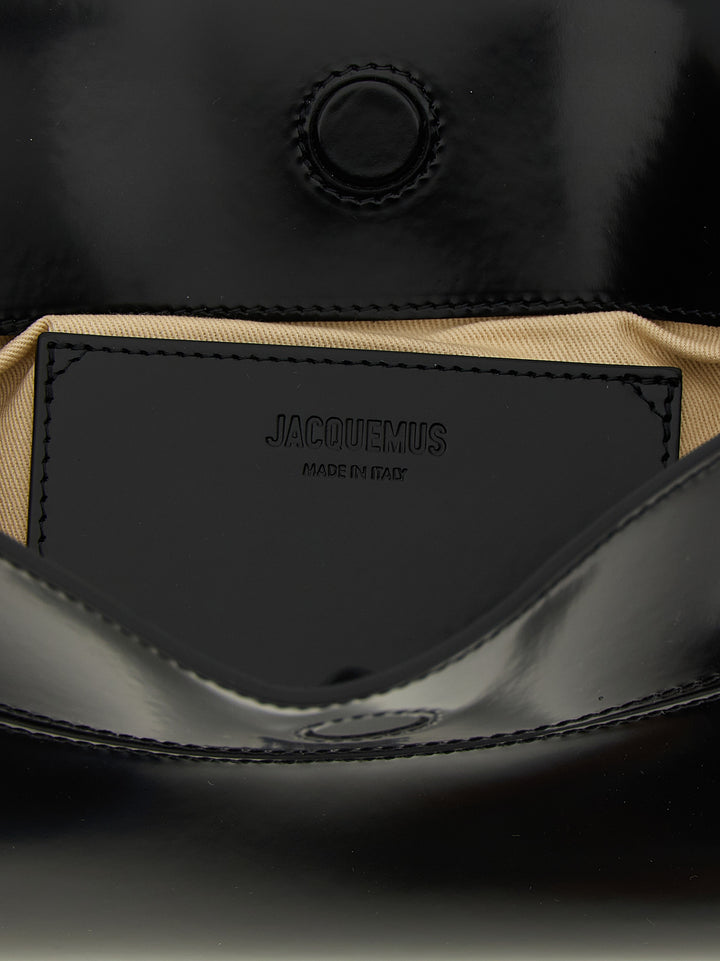 Jacquemus La Pochette Ovalo Borse a Spalla e Tracolla - Nero | aa890b23b3276b5bee738b8acb7d5083b8a9fbd3