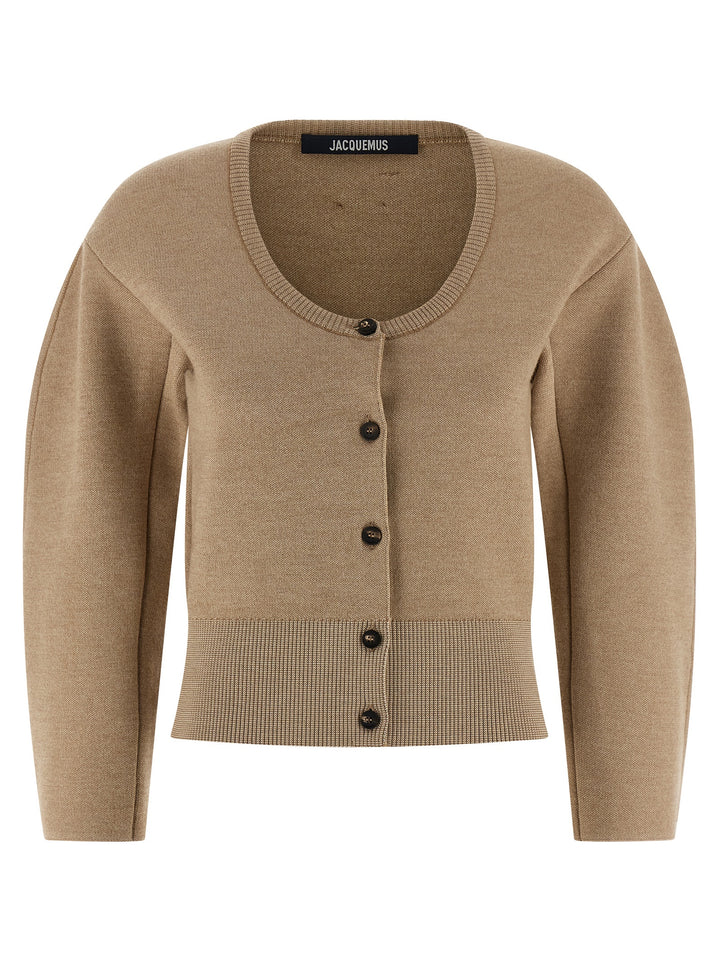 Jacquemus Le Gilet Doppio Maglioni - Beige | 7c1cf90a15a606b219157e56d83a46657a67121a