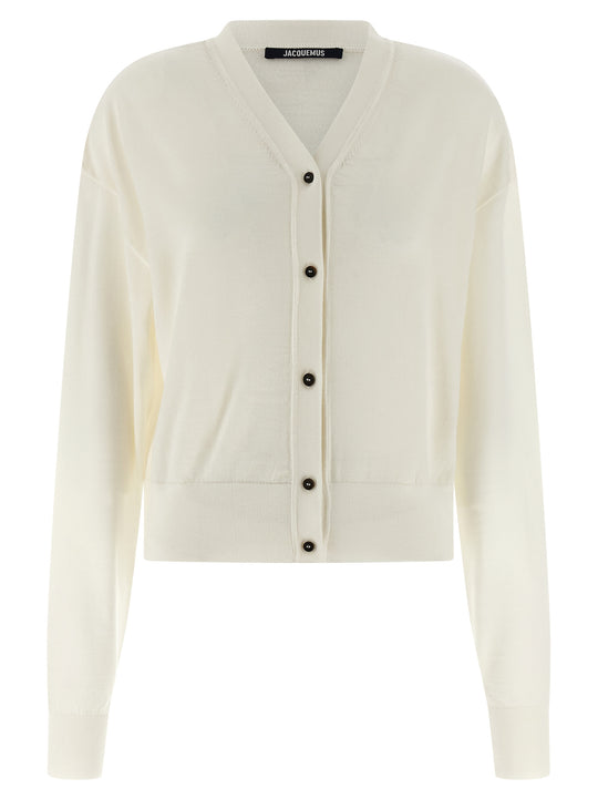 Le Cardigan Brodé Maglioni Bianco