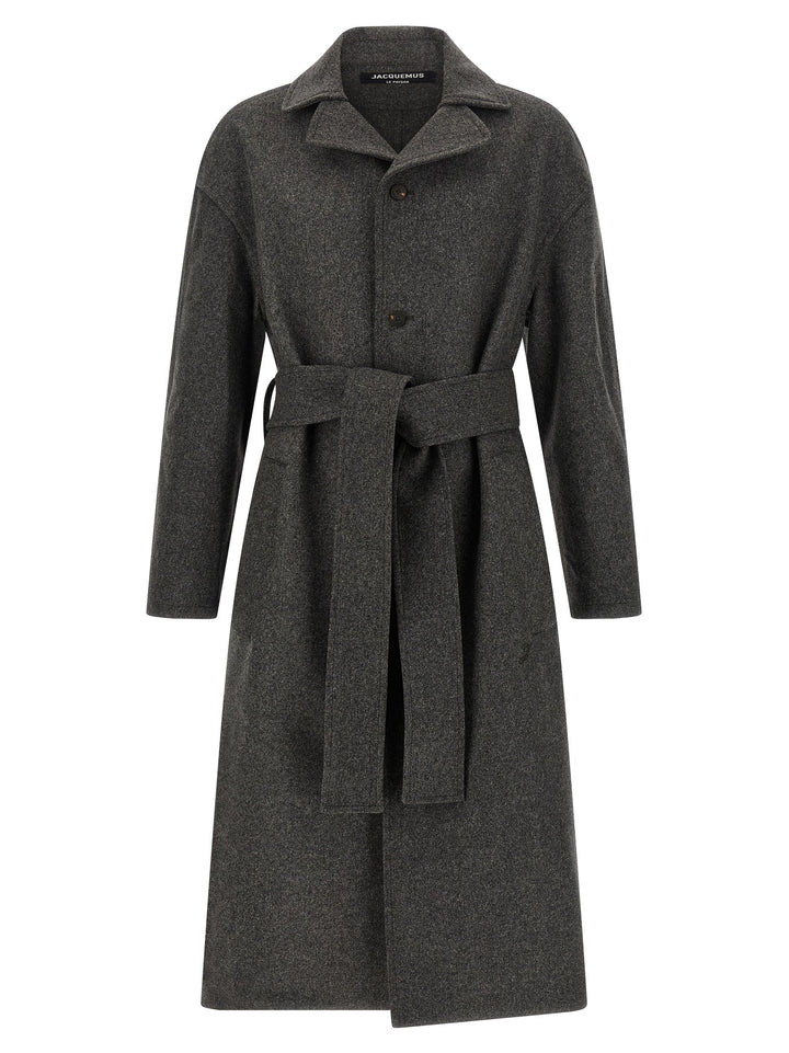 Jacquemus Le Manteau Città Trench e Impermeabili - Grigio | a9463dc238fe2d5f3f3be3a20994bd07ad42bd9f
