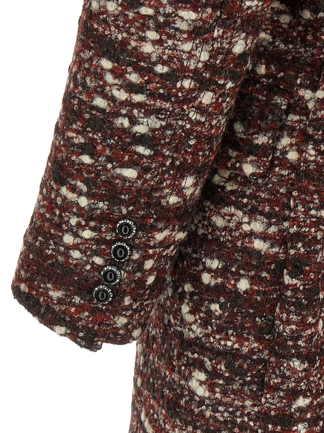 Paco Rabanne Bouclé Wool Coat Trench e Impermeabili - Multicolor | c2906aa036601e297821ec5b4a4eb10a52626135