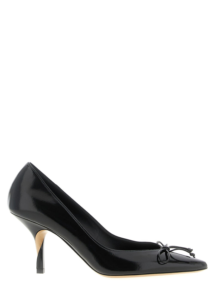 Jacquemus Les Escarpins Tourni Decollete - Nero | 19a2fb902f03abc43a16c37c309369e87f084236
