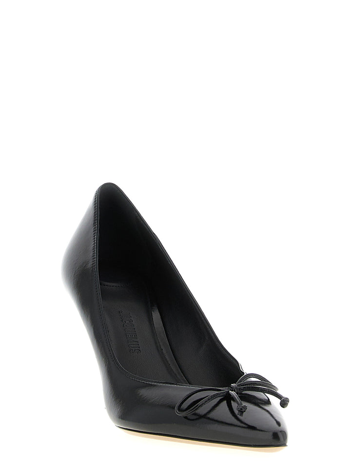 Jacquemus Les Escarpins Tourni Decollete - Nero | ea68b3f4b15294f9cc7b1e54b08eb694b2d4a9f1