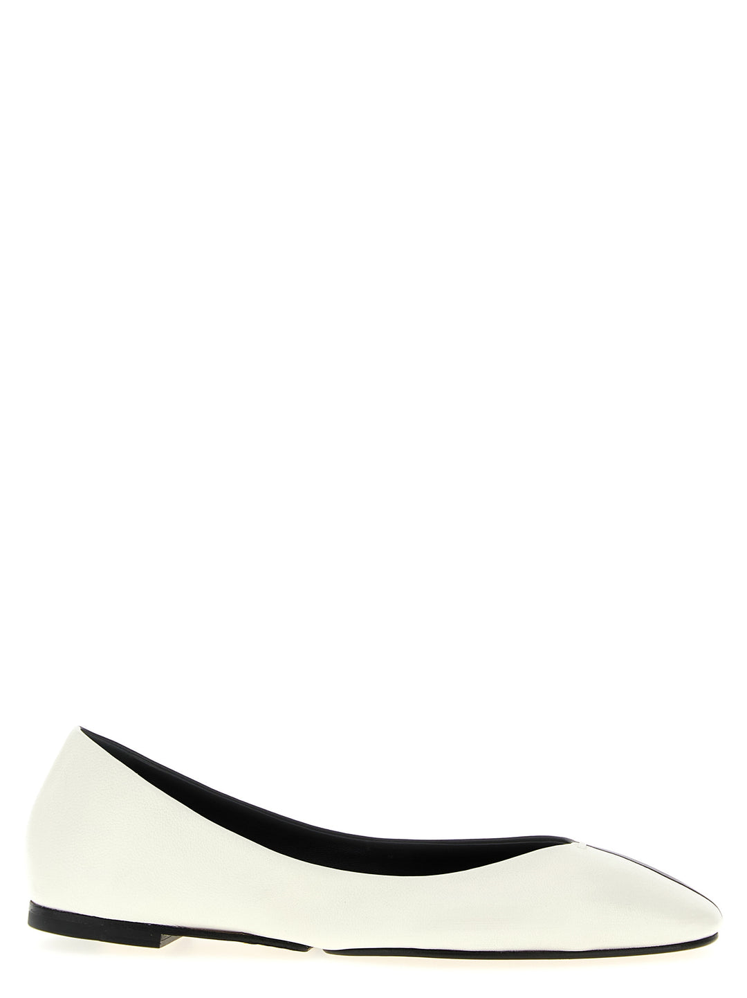 Jacquemus Les Ballerines Ovalo Flat shoes - Bianco/Nero | 61118ccc46c51008ca2fa561ec8f9c96c5a527aa