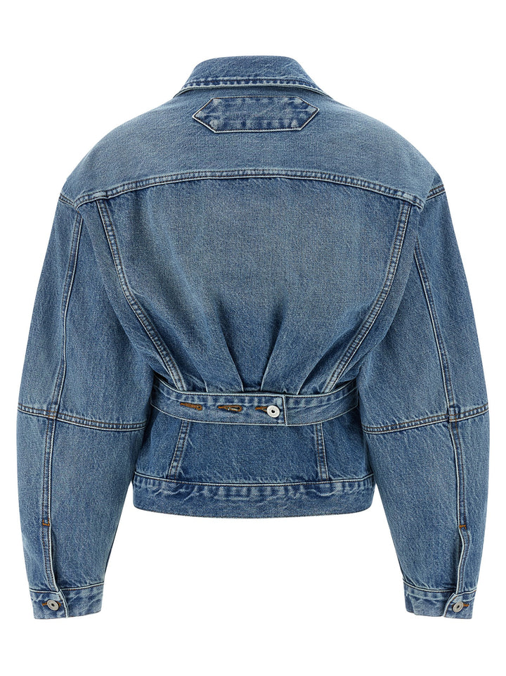 Jacquemus La Veste De-Nimes Puffer Jackets - Blu | ac841ce25361f3ba3f3ba1367866b8ed185a8c10