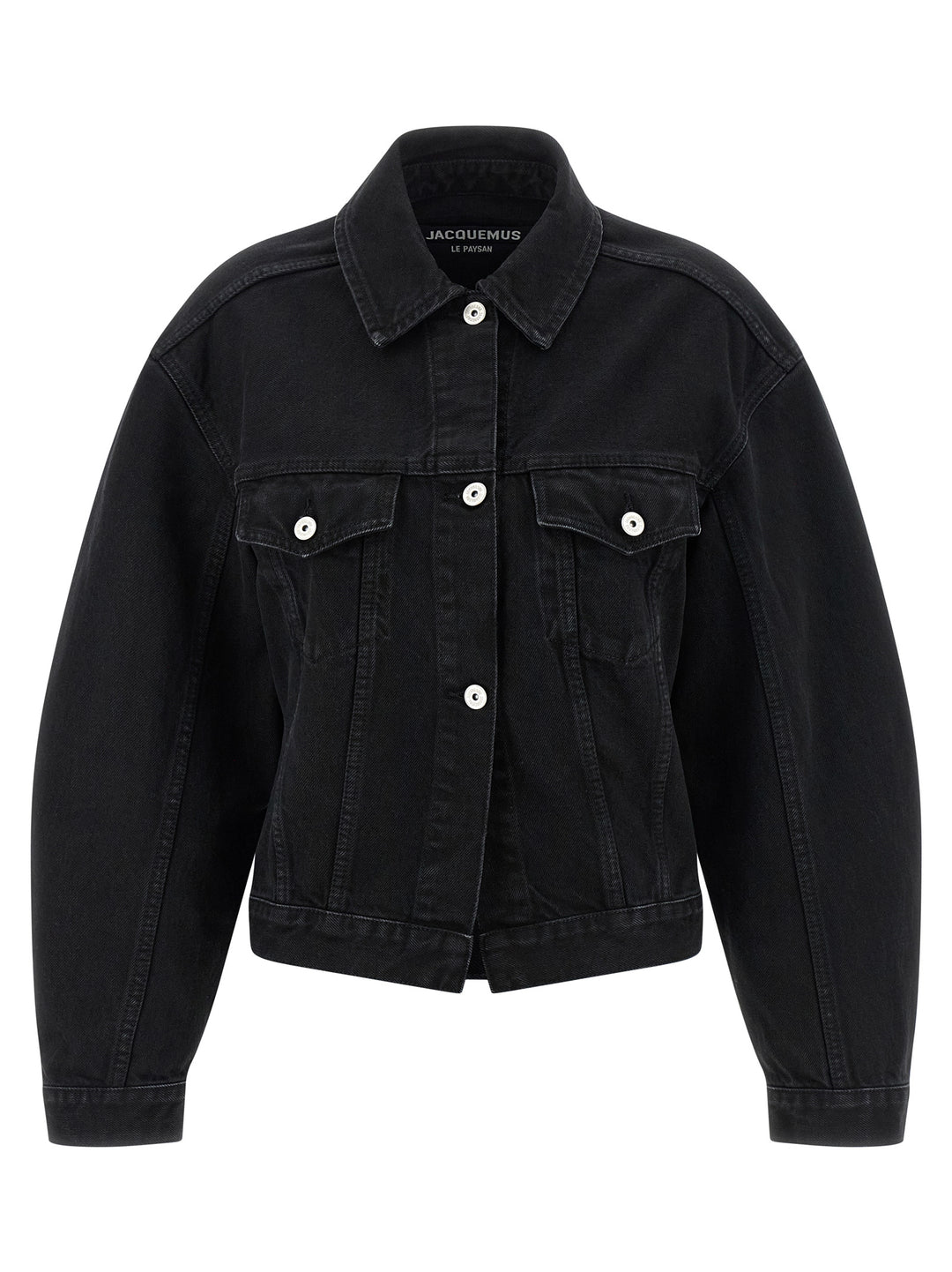 Jacquemus La Veste De-Nimes Puffer Jackets - Nero | 2590b4138b6ecb4ee1b53ded6a4d8c9440881a4b