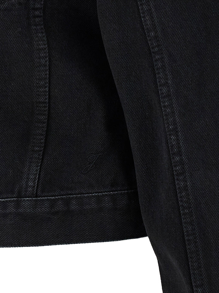 Jacquemus La Veste De-Nimes Puffer Jackets - Nero | 43bef97415c6236a21aa6cfe9864dd01130efbb1