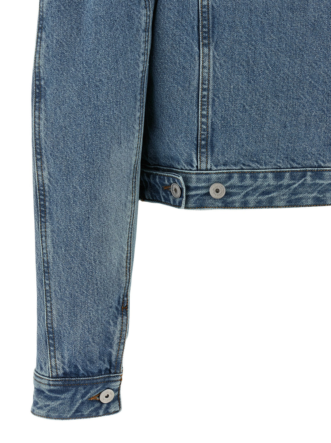 Jacquemus La Veste De-Nimes Ovalo Puffer Jackets - Celeste | 7cd2d22adaf014fd9da4521b5ade10c8f5e79b07