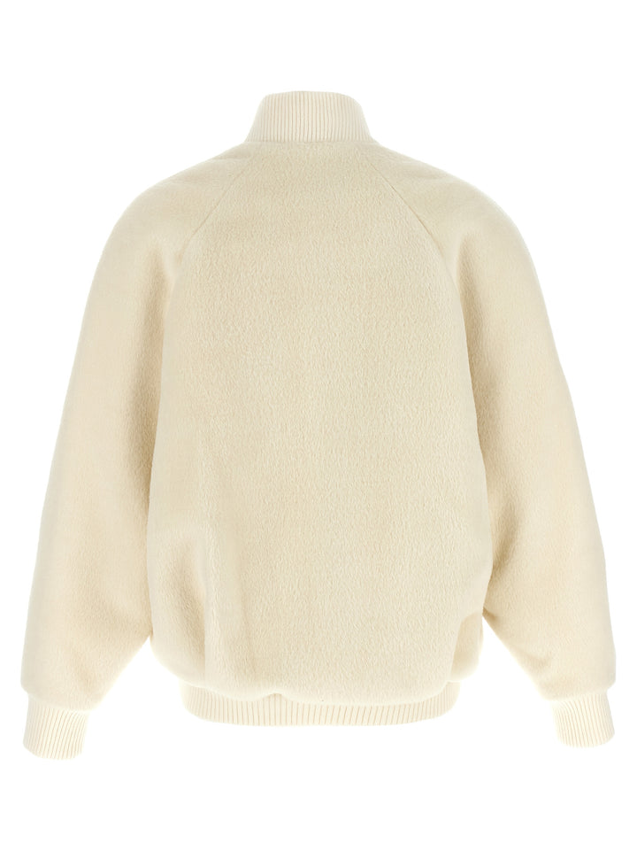 Jacquemus Le Blouson Pilu Puffer Jackets - Bianco | 8be8c3785402a5f98e124c47a4186e1a8ed22c95
