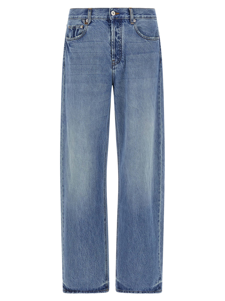 Jacquemus Le De-Nime Droit Jeans - Blu | 2ab6dad9c5461b1522bf580bea05a2e261e303f4