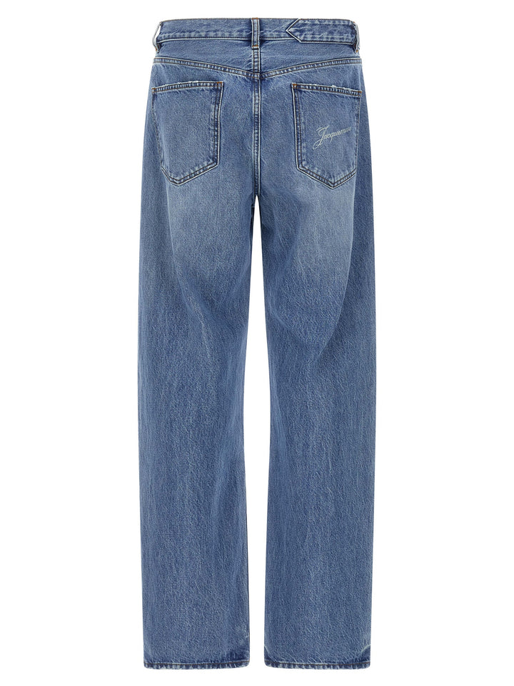 Jacquemus Le De-Nime Droit Jeans - Blu | c465a50b913229ce6ea2892c7050569022c05cb5