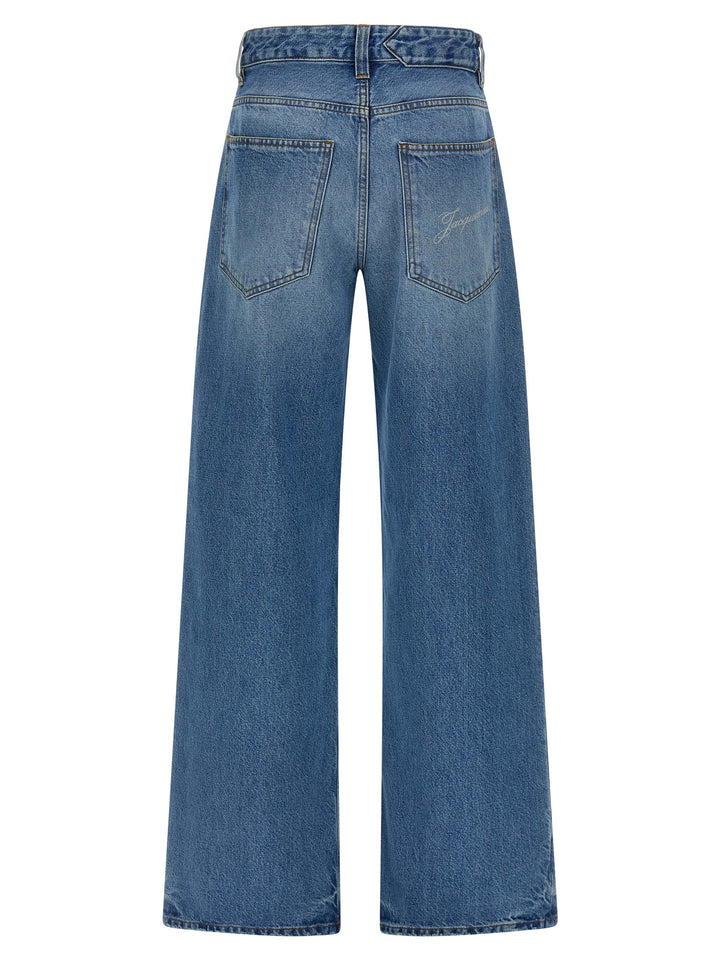 Jacquemus Le De-Nîmes Large Jeans - Celeste | e515de18db7dc692e85acf46b197948d221b320a