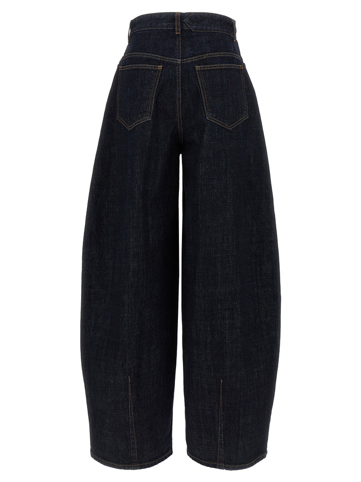 Jacquemus Le De-Nimes Ovalo Jeans - Blu | 94b378b12e20a4594856c1aad87649b144108995