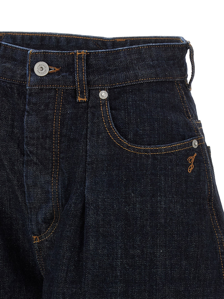 Jacquemus Le De-Nimes Ovalo Jeans - Blu | 12ff52808bcc49b29e9f5b1407dd152045d74ada