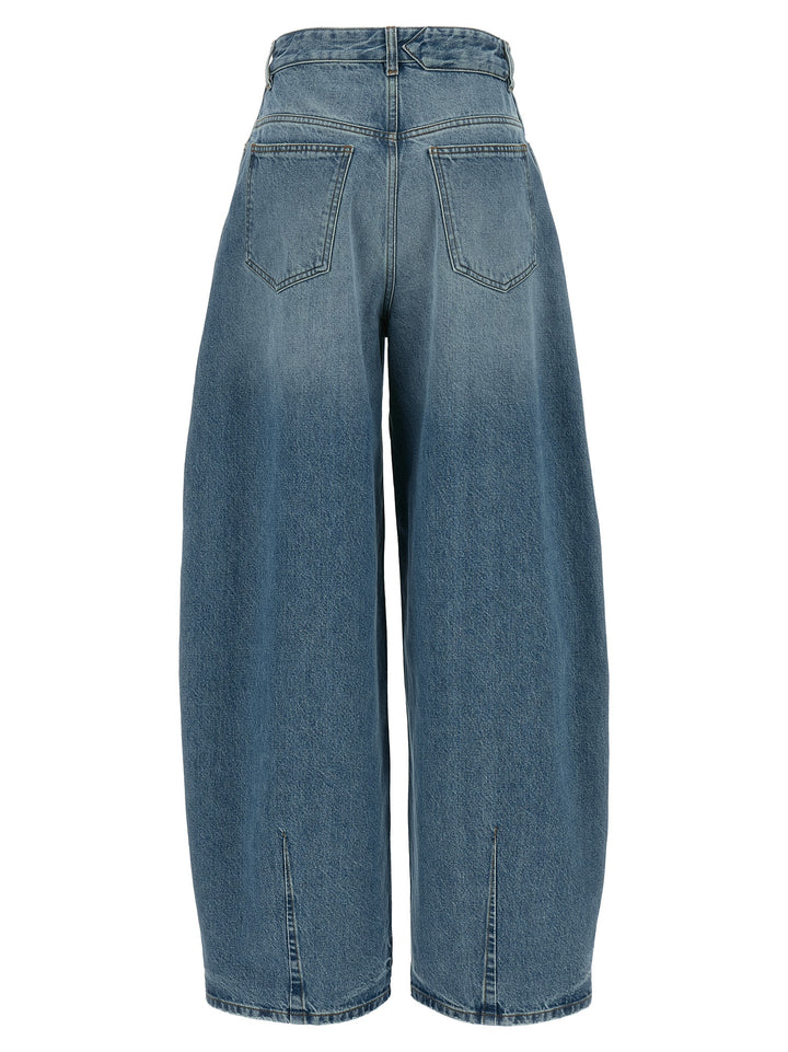 Jacquemus Le De-Nimes Ovalo Jeans - Celeste | 049244c2274390bcb97430172d5da28db01f9cef