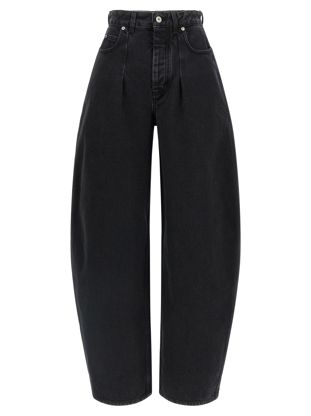 Jacquemus Le De-Nîmes Ovalo Jeans - Nero | 583ec84d667e5175eb151caf9d070a032abe6b80