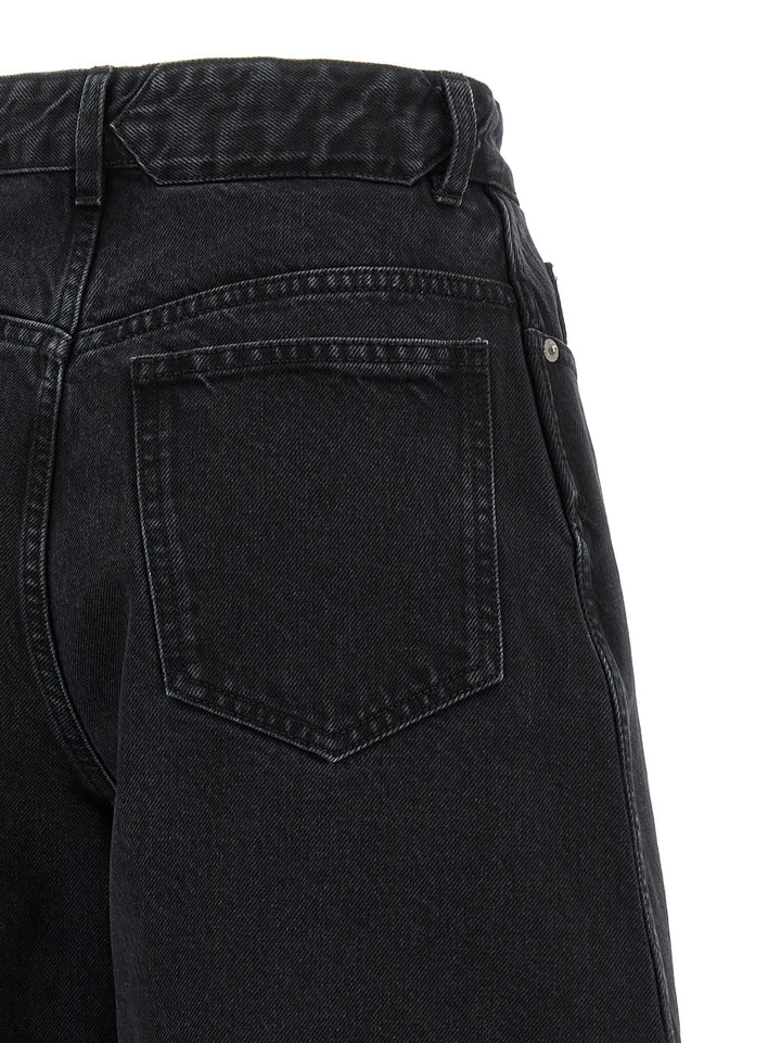 Jacquemus Le De-Nîmes Ovalo Jeans - Nero | 0c3566d19e3331b6855985f2b6ba182faca033e0