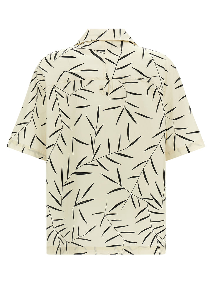 Jacquemus La  Chemise Fonccio Camicie - Bianco/Nero | 62cac19919054af88b788b8c8230c0d98e0c0a04