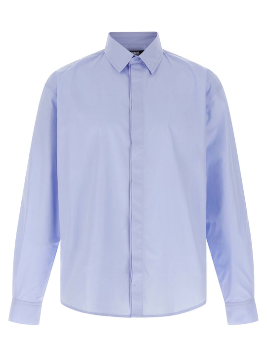 La Chemise Simon Camicie Celeste