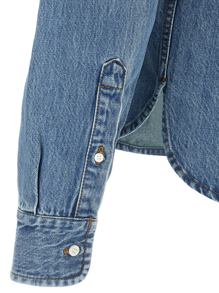 Jacquemus La Chemise De-Nîmes Simon Camicie - Blu | 5cf2f870bea1731e55102c3d25e2fc3ea0ff7c21