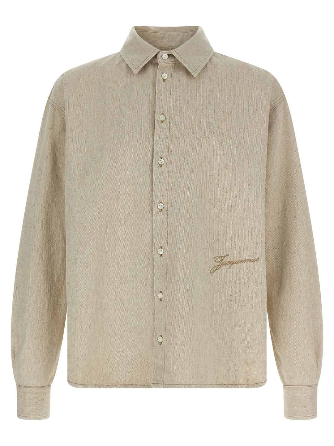 Jacquemus La Chemise De-Nîmes Simon Camicie - Beige | bda7d8253a3885cc31048fa4205854c7ae6fc0e4