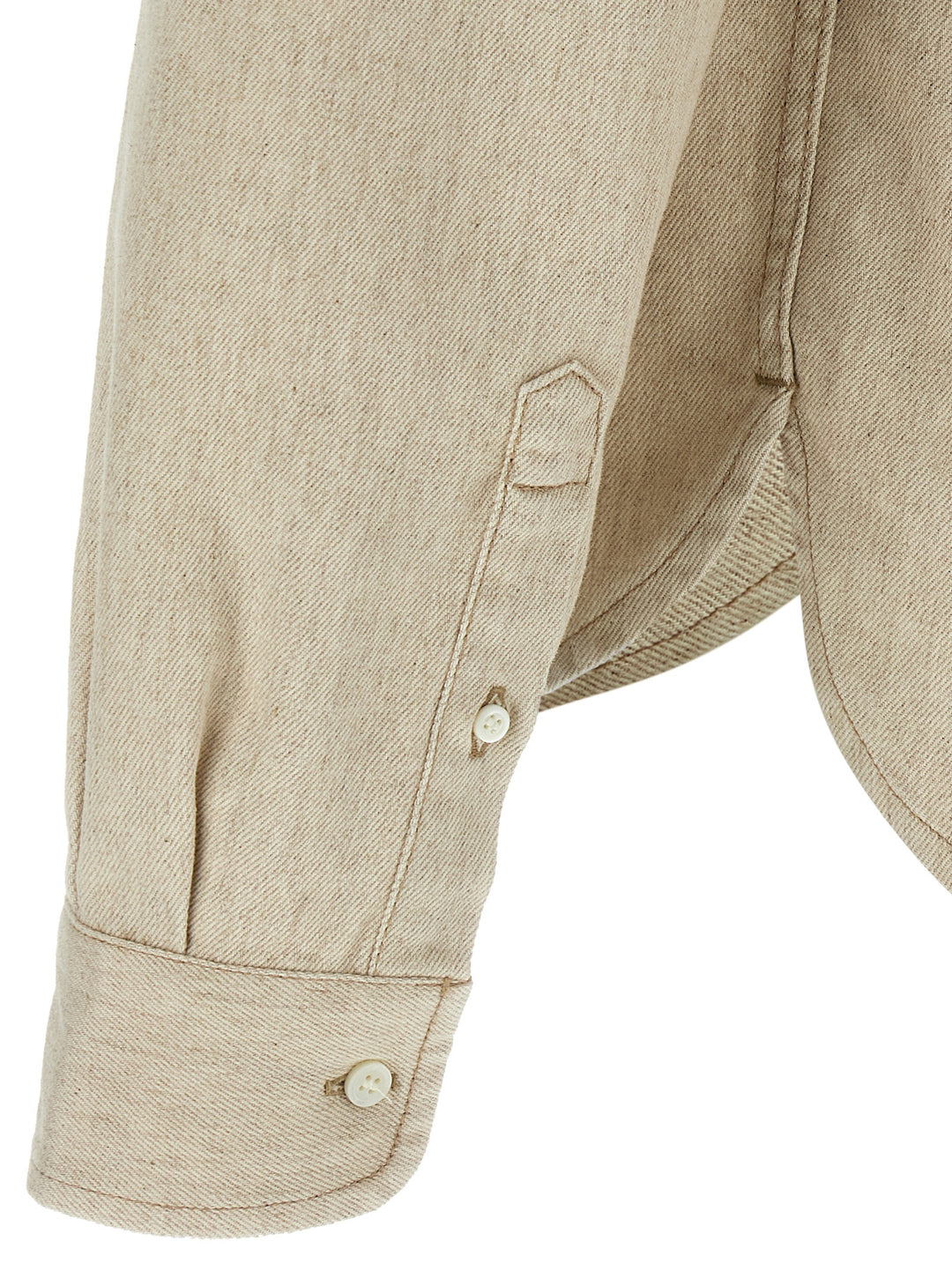 Jacquemus La Chemise De-Nîmes Simon Camicie - Beige | 6cced556964b0048244ed120c49c7e1925a34583