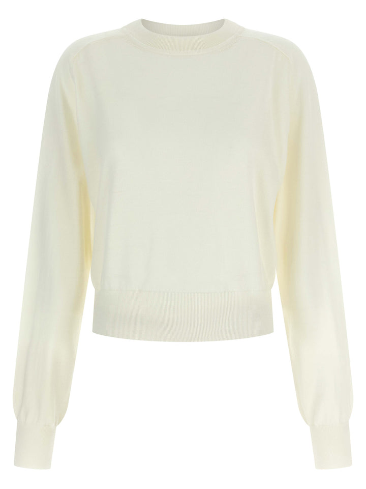 Jacquemus Le Sweater Brodé Maglioni - Bianco | ebc80d32231e64b90d54eb62f728f4c14ae71751