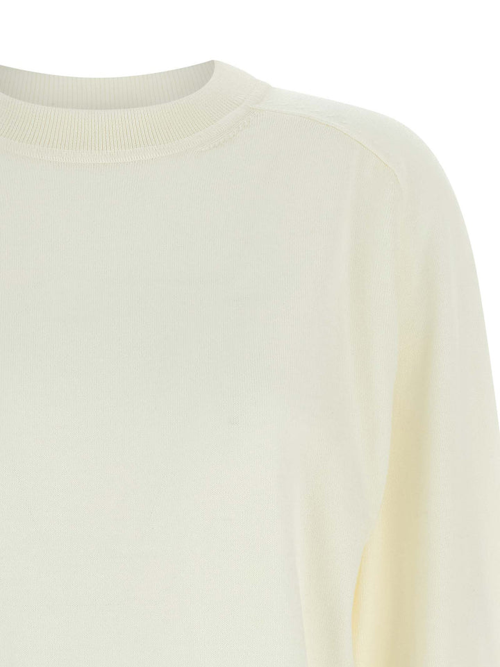 Jacquemus Le Sweater Brodé Maglioni - Bianco | e5f1e3a8c1ec7ec0611432dae010d012803515b1