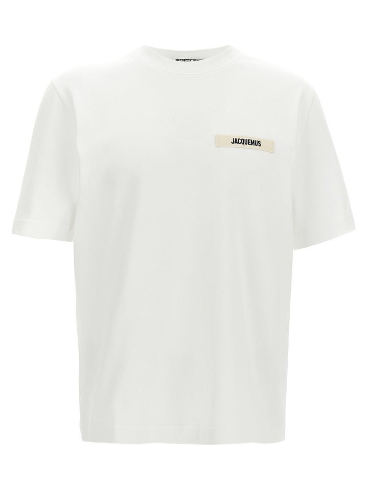 Jacquemus Gros Grain T shirt - Bianco | 713e6700405b0a3431a8358d3c00cf087ad2e13d