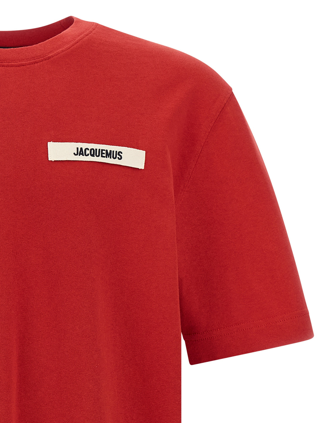 Jacquemus Gros Grain T shirt - Rosso | 37c24bad23b35e642f2460ec0973dfd423bc4aa3