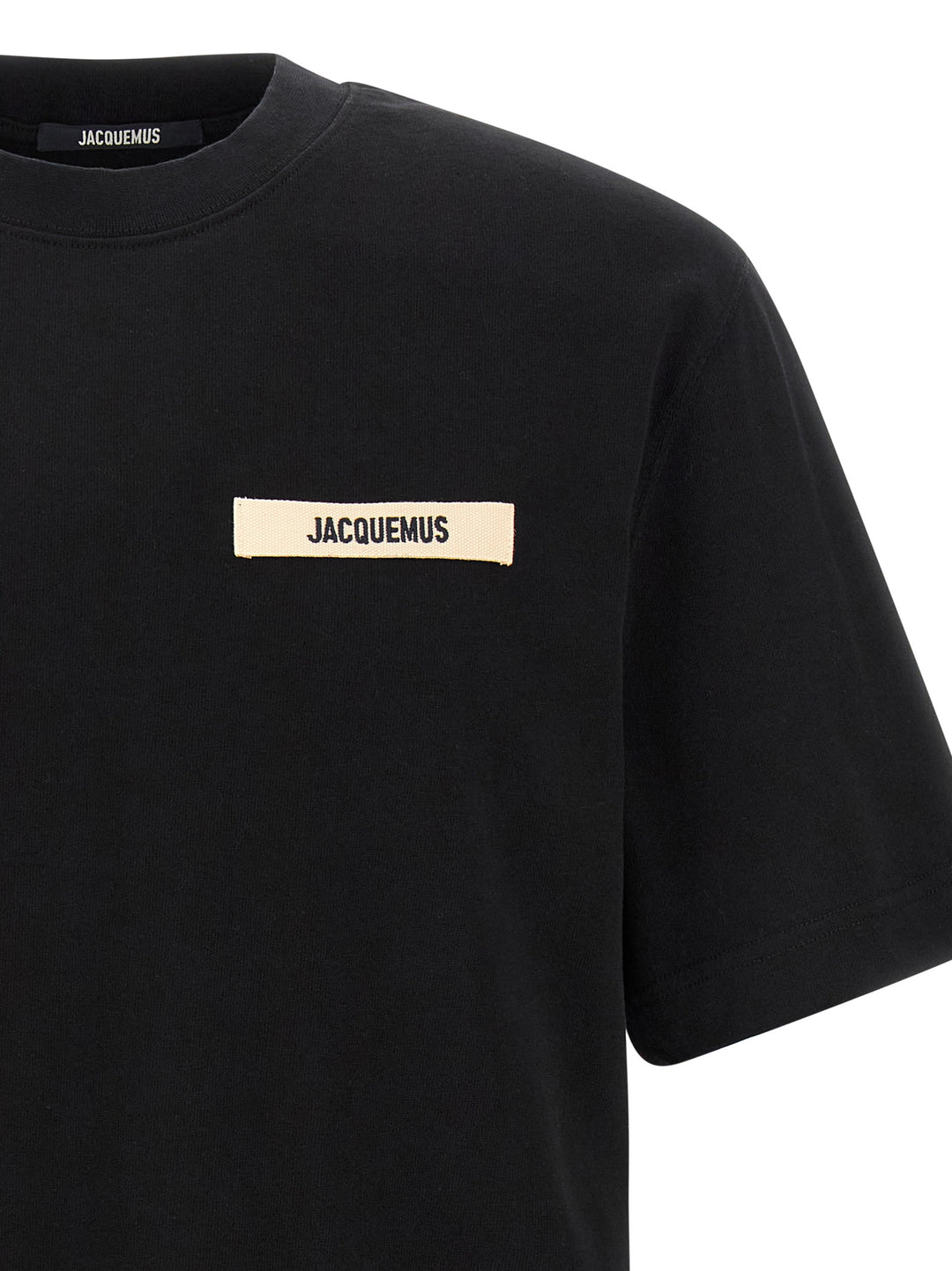 Jacquemus Gros Grain T shirt - Nero | 2fb187c674e73afdbef8c864d5edf3ca73457f2b