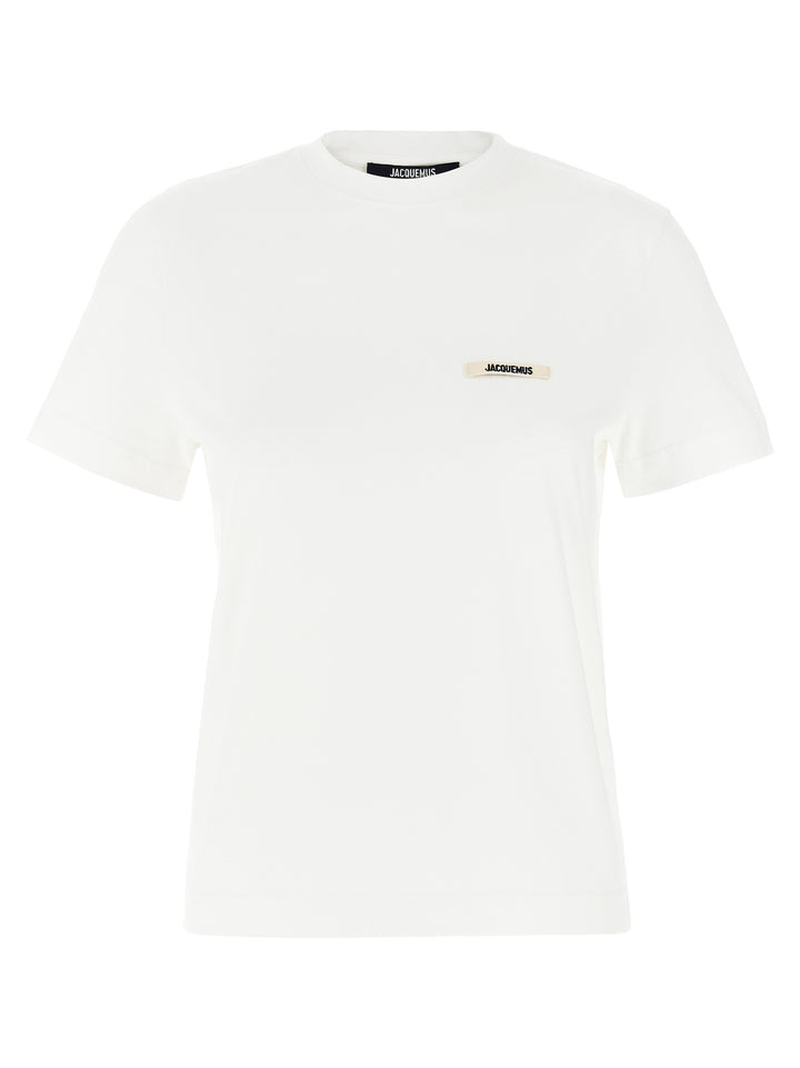 Jacquemus Le  Gros-Grain T shirt - Bianco | c6b750e9ccc3e0e78bace696e2561ef81b7171f0
