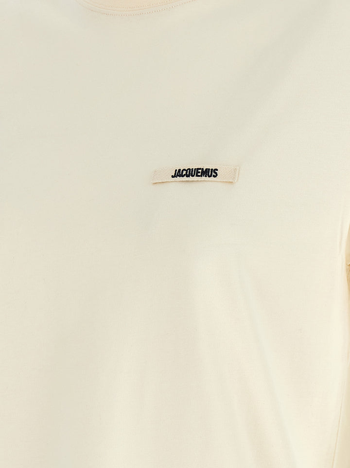 Jacquemus Le  Gros-Grain T shirt - Beige | 4cef831e1e32a4ae8f8800bc3c0d986c10eb850c
