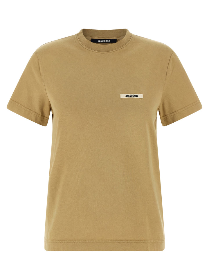 Jacquemus Le  Gros-Grain T shirt - Beige | 4ecfa301c2811152678e4a8b747f04e46cff4aaf