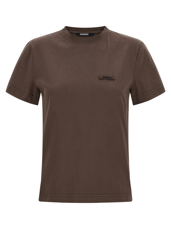 Le Gros-Grain T Shirt Marrone