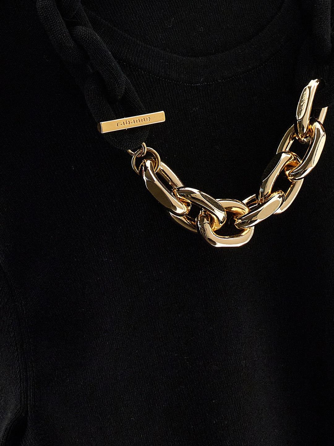 Paco Rabanne Chain T shirt - Nero | 43d8a39aa4ea15713b490d76191f5f0f29fa7c98