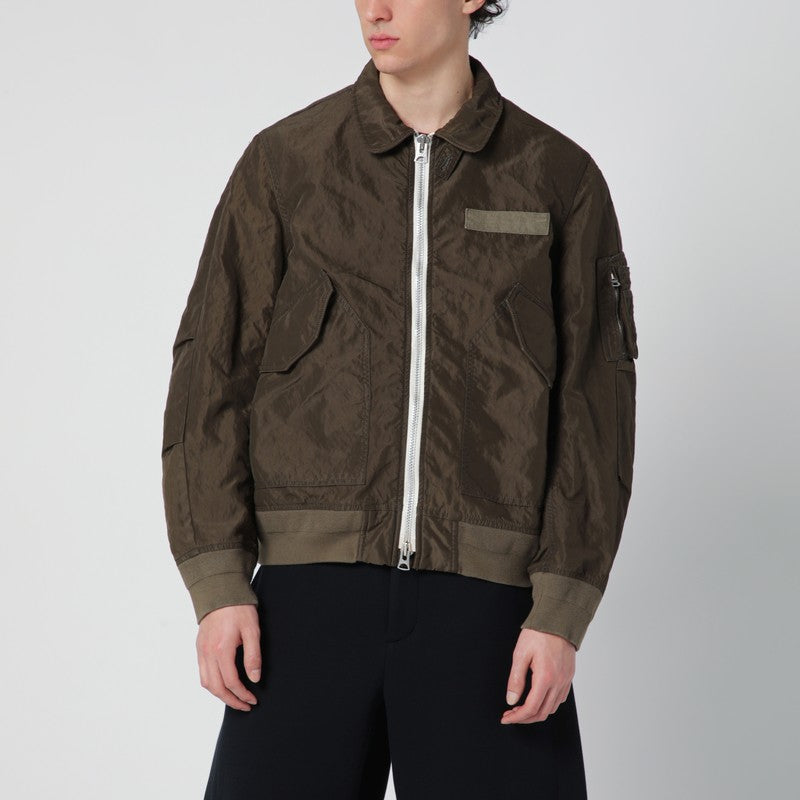 Sacai Coats & Jackets - Verde | 53867281ebf0a7c6f8c74739c7f06b32d49fbb5c