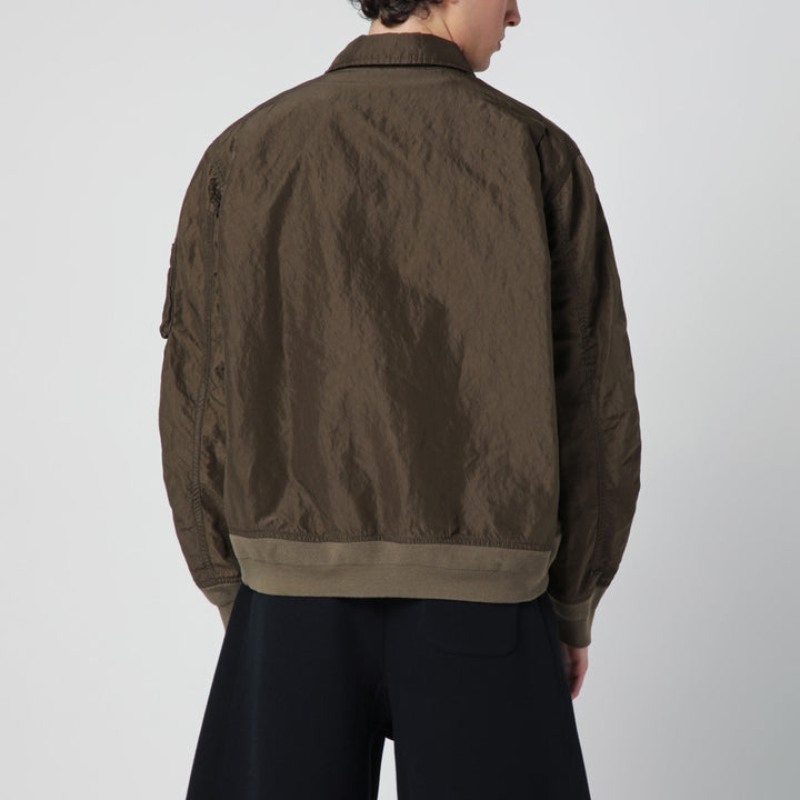 Sacai Coats & Jackets - Verde | faae8b033bce8d78b22f4ce0a0b40655952ee603